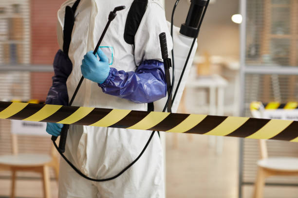Professional Sewage Cleanup technician working in West Barnstable, MA